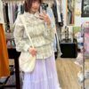 【上衣】細肩帶荷葉襯衫兩件組